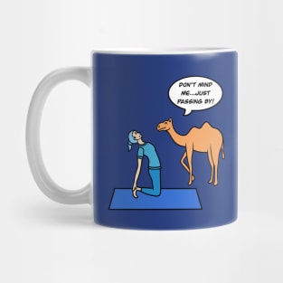 Yoga camel pose Mug